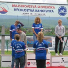 Vyhlasovanie výsledkov K1 junioriek