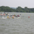 K2 chlapci 200m finále (9 - Samo, Jonáš, 7 - Matres) 