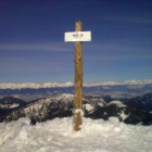 Dobyli sme Chopok!  Vzadu Vysoké Tatry